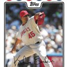 Kelvim Escobar 2008 Topps #310 Los Angeles Angels Baseball Card