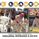 Prince Fielder, Ryan Howard, Adam Dunn 2008 Topps #298 Baseball Card Prince Fielder, Ryan Howard, Adam Dunn 2008 Topps #298 Baseball Card