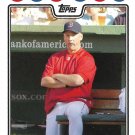 Terry Francona 2008 Topps #123 Boston Red Sox Baseball Card Terry Francona 2008 Topps #123 Boston Red Sox Baseball Card