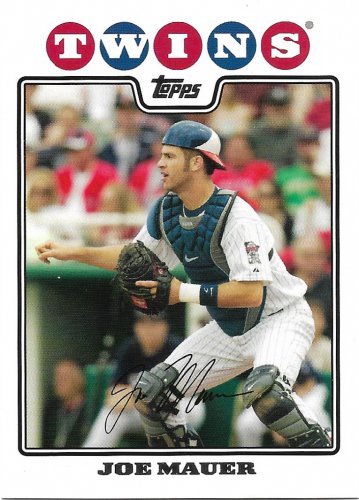 Joe Mauer 2008 Topps #33 Minnesota Twins Baseball Card