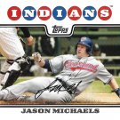 Jason Michaels 2008 Topps #63 Cleveland Indians Baseball Card