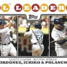 Magglio Ordonez, Ichiro Suzuki, Placido Polanco 2008 Topps #15 Baseball Card