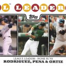 Alex Rodriguez, Carlos Pena, David Ortiz 2008 Topps #61 Baseball Card