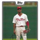 Jimmy Rollins 2008 Topps #30 Philadelphia Phillies Baseball Card Jimmy Rollins 2008 Topps #30 Philadelphia Phillies Baseball Card