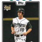 Justin Ruggiano 2008 Topps Rookie #289 Tampa Bay Rays Baseball Cards