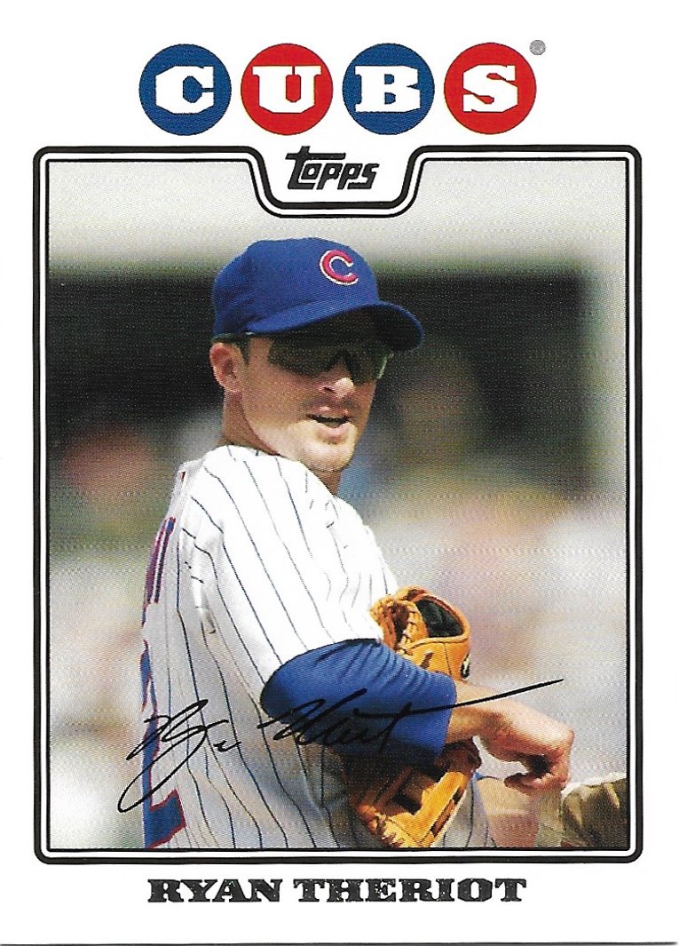 Ryan Theriot 2008 Topps #584 Chicago Cubs Baseball Card