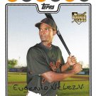 Eugenio Velez 2008 Topps Rookie #291 San Francisco Giants Baseball Cards