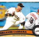 Orlando Cabrera 2011 Topps Update #US88 San Francisco Giants Baseball Card