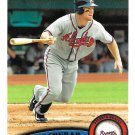 Brooks Conrad 2011 Topps Update #US129 Atlanta Braves Baseball Card