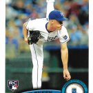 Danny Duffy 2011 Topps Update Rookie #US312 Kansas City Royals Baseball Card