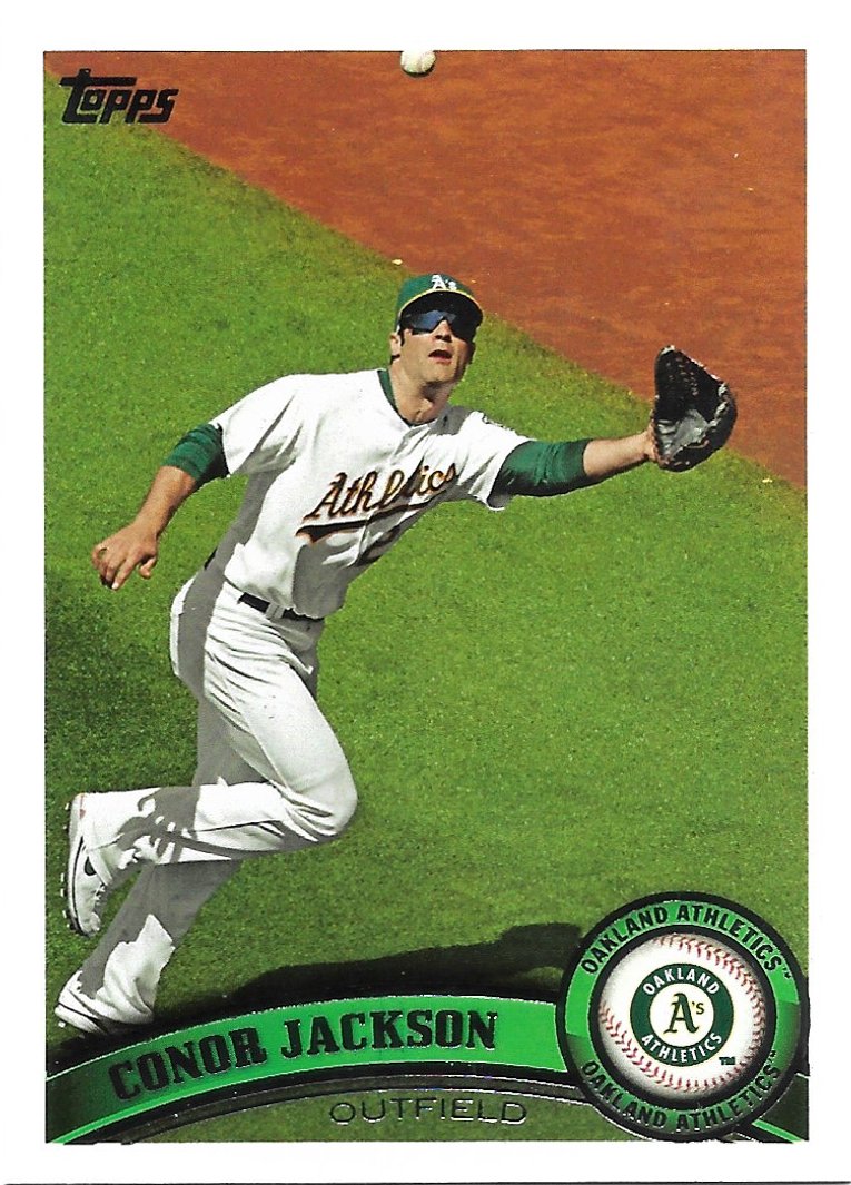 Conor Jackson 2011 Topps Update #US161 Oakland Athletics Baseball Card