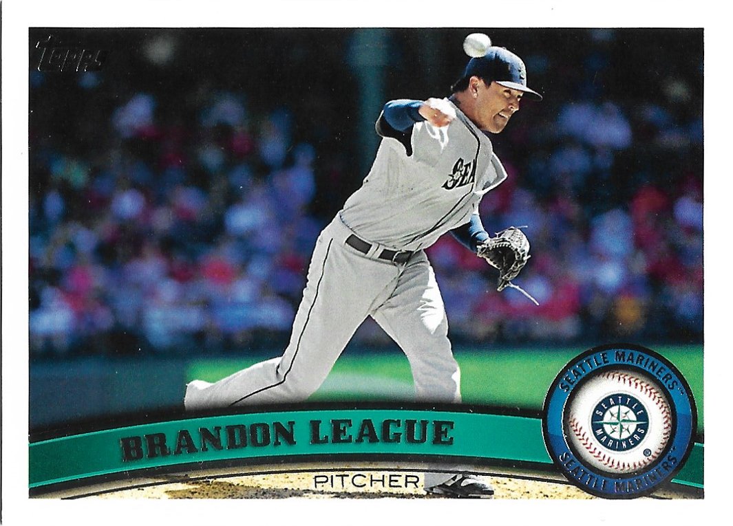 Brandon League 2011 Topps Update #US197 Seattle Mariners Baseball Card