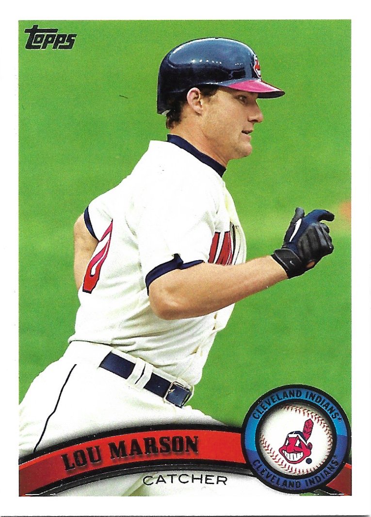 Lou Marson 2011 Topps Update #US41 Cleveland Indians Baseball Card