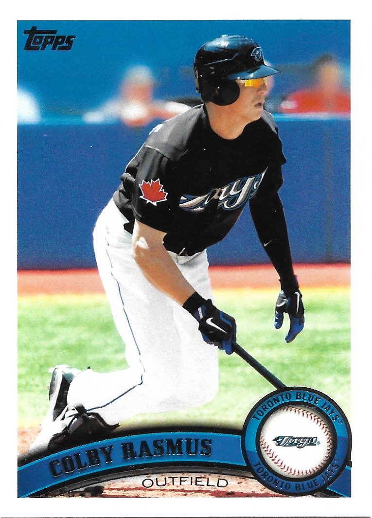Colby Rasmus 2011 Topps Update #US72 Toronto Blue Jays Baseball Card