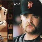 Rod Beck 1994 Select #328 San Francisco Giants Baseball Card