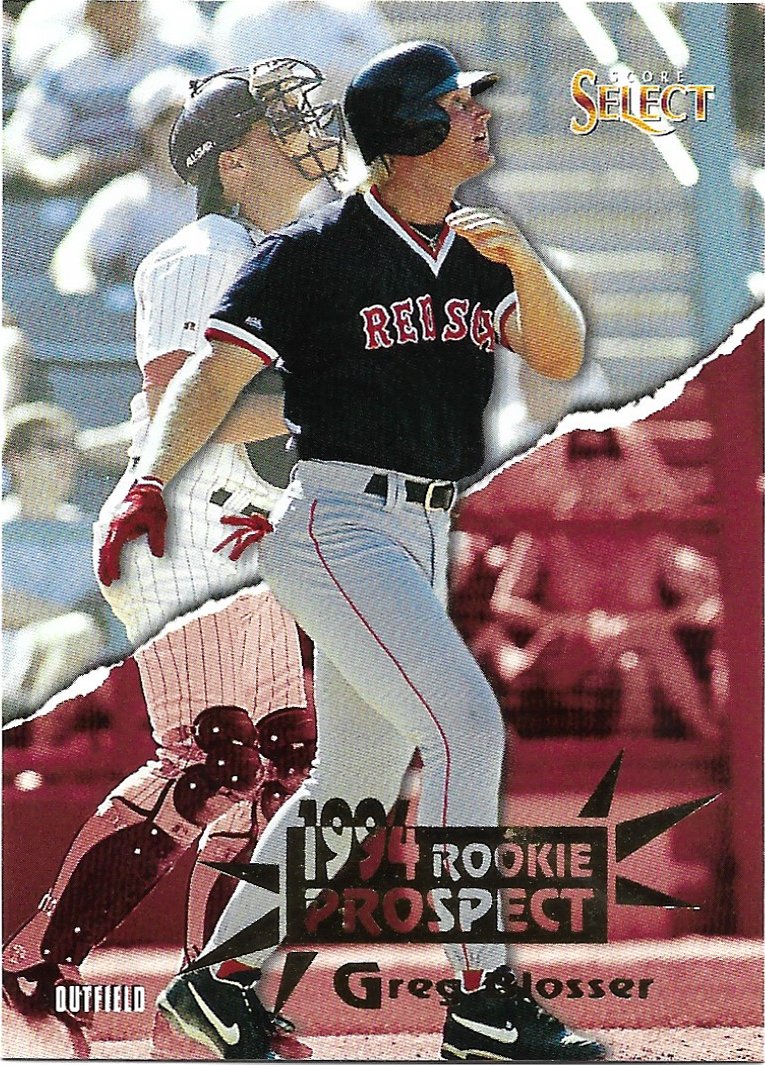 Greg Blosser 1994 Select #190 Boston Red Sox Baseball Card
