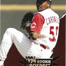 Hector Carrasco 1994 Select #385 Cincinnati Reds Baseball Card