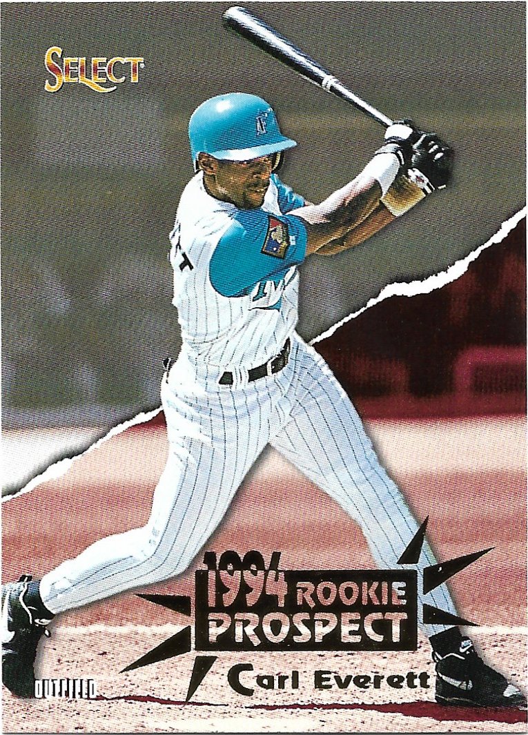 Carl Everett 1994 Select #393 Florida Marlins Baseball Card