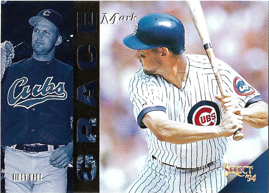 Mark Grace 1994 Select #230 Chicago Cubs Baseball Card