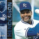 Dave Henderson 1994 Select #298 Kansas City Royals Baseball Card