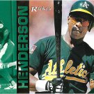 Rickey Henderson 1994 Select #254 Oakland Athletics Baseball Card