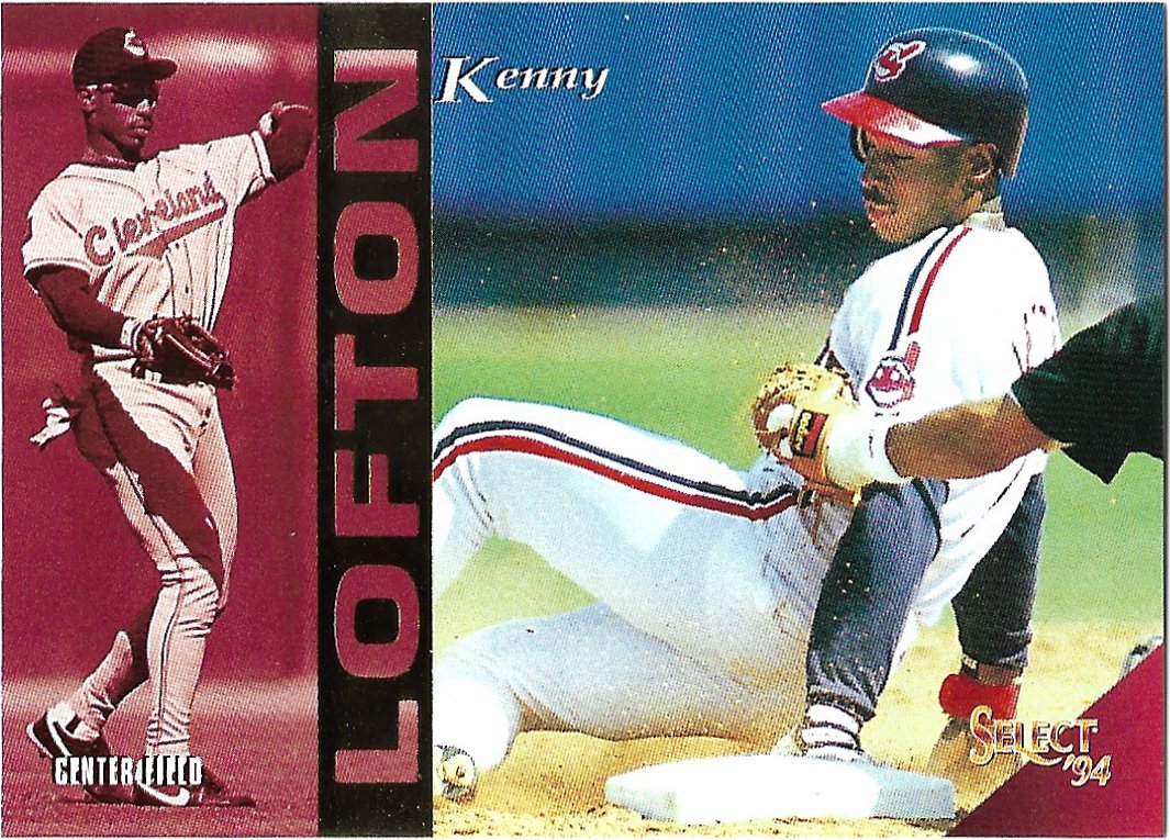 Kenny Lofton 1994 Select #231 Cleveland Indians Baseball Card