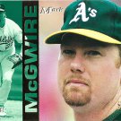 Mark McGwire 1994 Select #57 Oakland Athletics Baseball Card