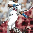 Raul Mondesi 1994 Select #183 Los Angeles Dodgers Baseball Card