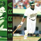 Ruben Sierra 1994 Select #45 Oakland Athletics Baseball Card