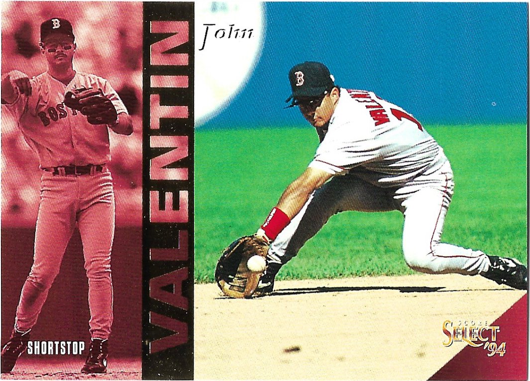 John Valentin 1994 Select #49 Boston Red Sox Baseball Card