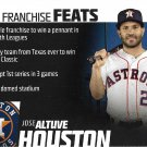 Jose Altuve 2019 Topps Franchise Feats #FF-12 Houston Astros Baseball Card