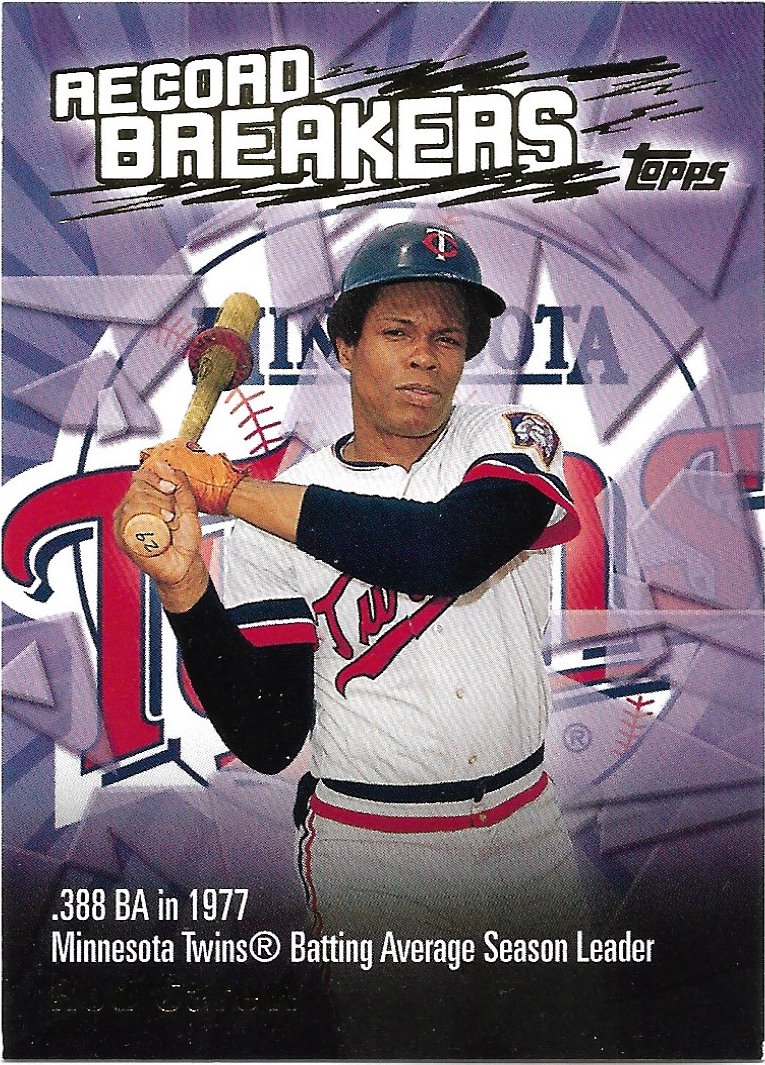 Rod Carew 2003 Topps Record Breakers #RB-RCA Minnesota Twins Baseball Card