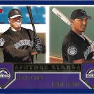 Jack Cust, Rene Reyes 2003 Topps #327 Colorado Rockies Baseball Card