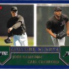 Josh Hamilton, Carl Crawford 2003 Topps #325 Tampa Bay Devil Rays Baseball Card
