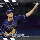 Shane McClanahan 2021 Topps Update Chrome Rookie Debut #USC85 Tampa Bay Rays Baseball Card