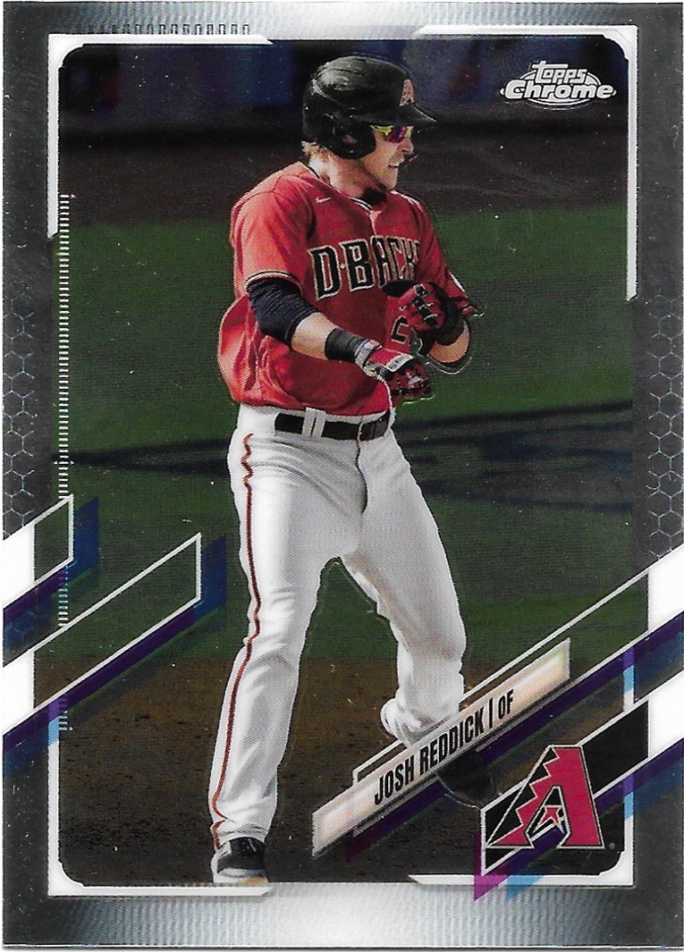 Josh Reddick 2021 Topps Update Chrome #USC75 Arizona Diamondbacks Baseball Card