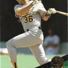 Terry Steinbach 1993 Leaf #7 Oakland Athletics Baseball Card