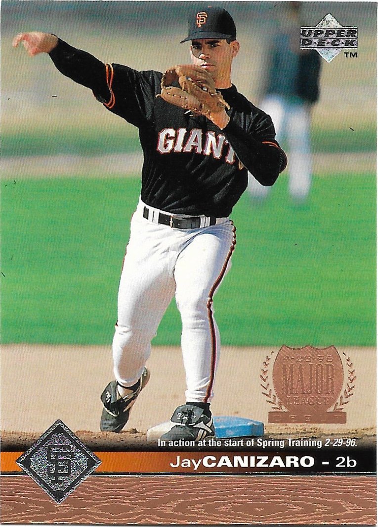Jay Canizaro 1997 Upper Deck #174 San Francisco Giants Baseball Card