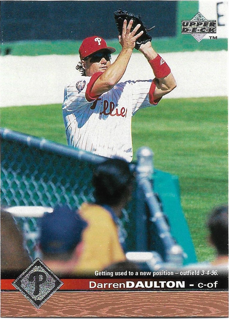 Darren Daulton 1997 Upper Deck #455 Philadelphia Phillies Baseball