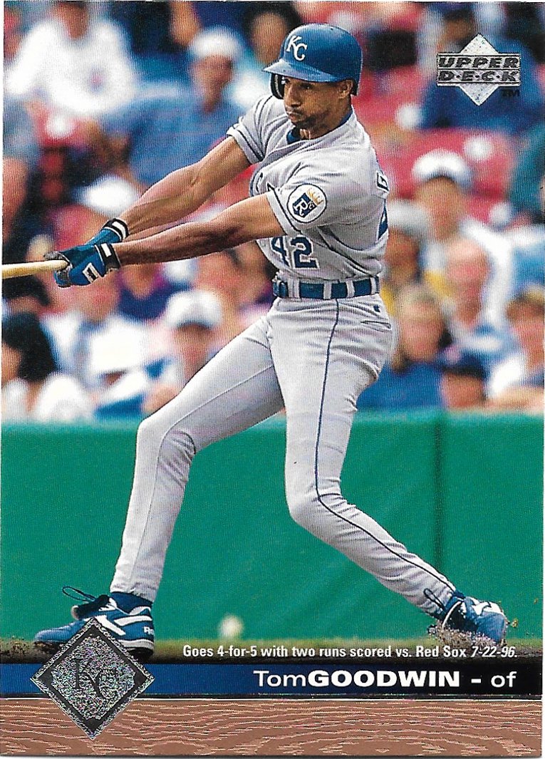 Tom Goodwin 1997 Upper Deck #86 Kansas City Royals Baseball Card