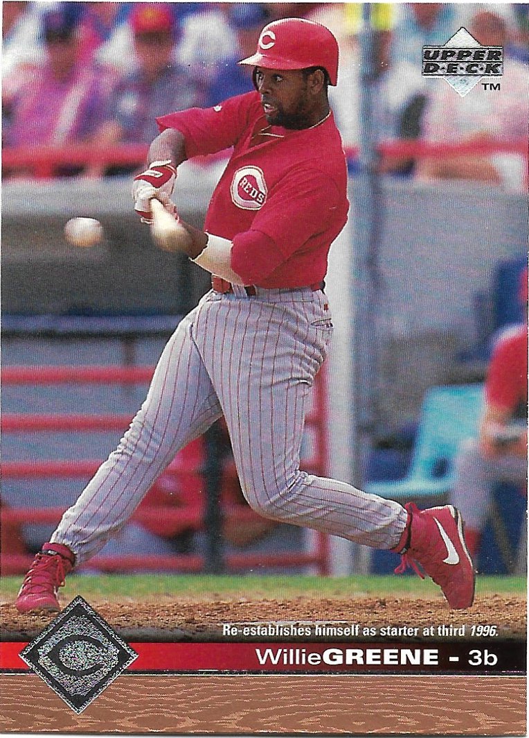 Willie Greene 1997 Upper Deck #335 Cincinnati Reds Baseball Card