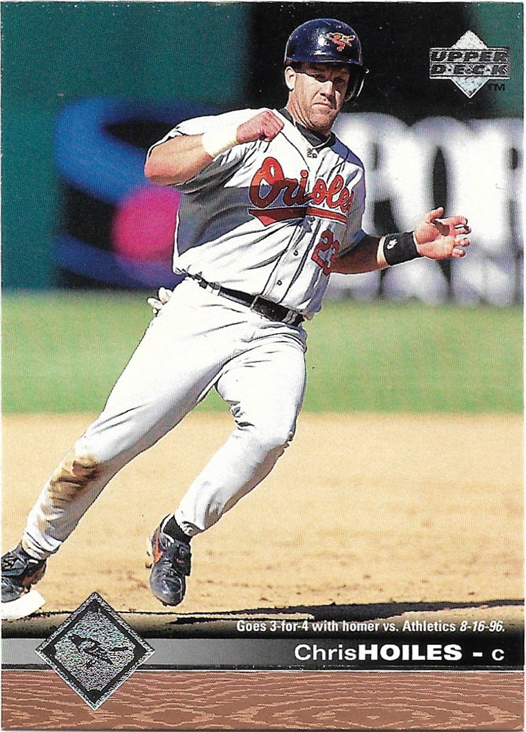 Chris Hoiles 1997 Upper Deck #305 Baltimore Orioles Baseball Card