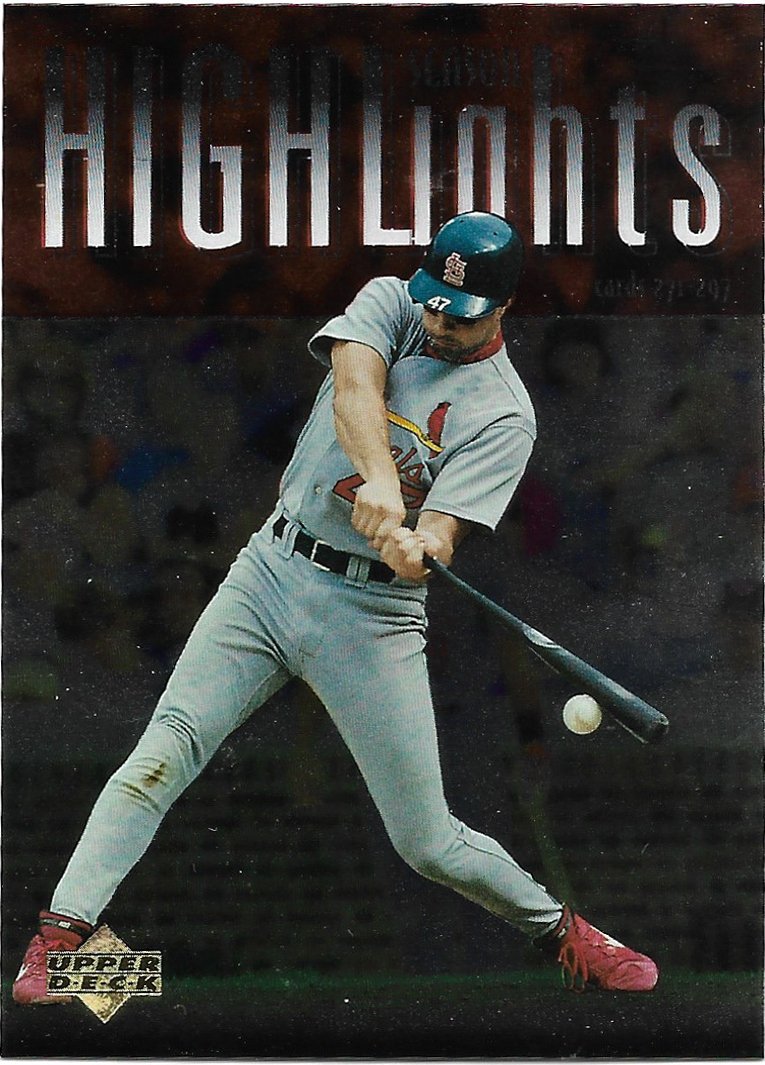 John Mabry 1997 Upper Deck #316 St. Louis Cardinals Baseball Card