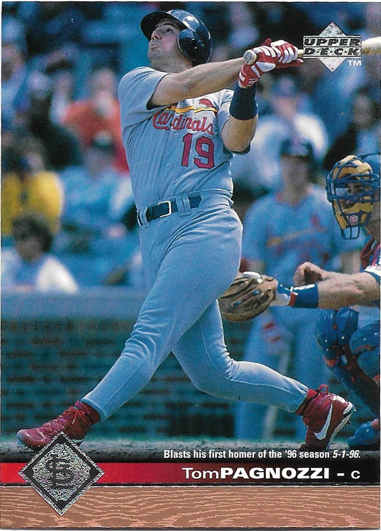 Tom Pagnozzi 1997 Upper Deck #484 St. Louis Cardinals Baseball Card