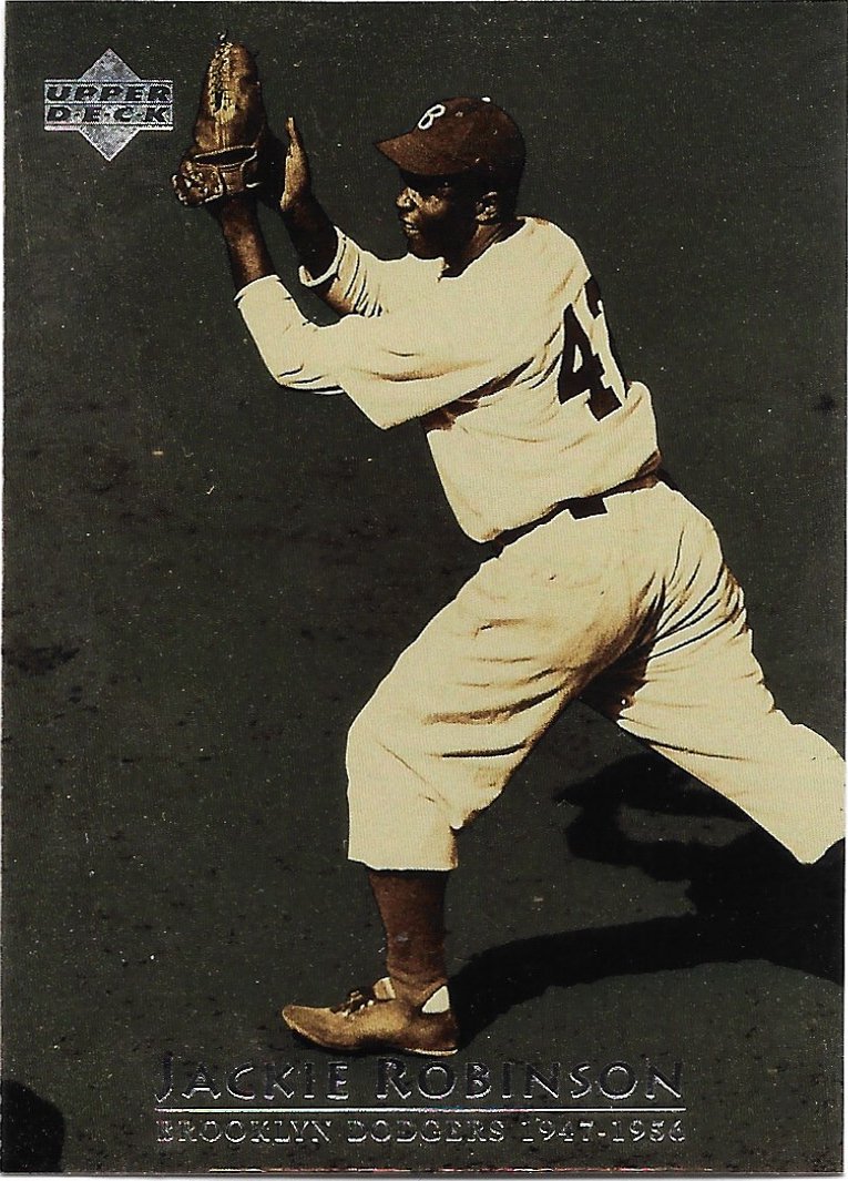Jackie Robinson 1997 Upper Deck #2 Brooklyn Dodgers Baseball Card
