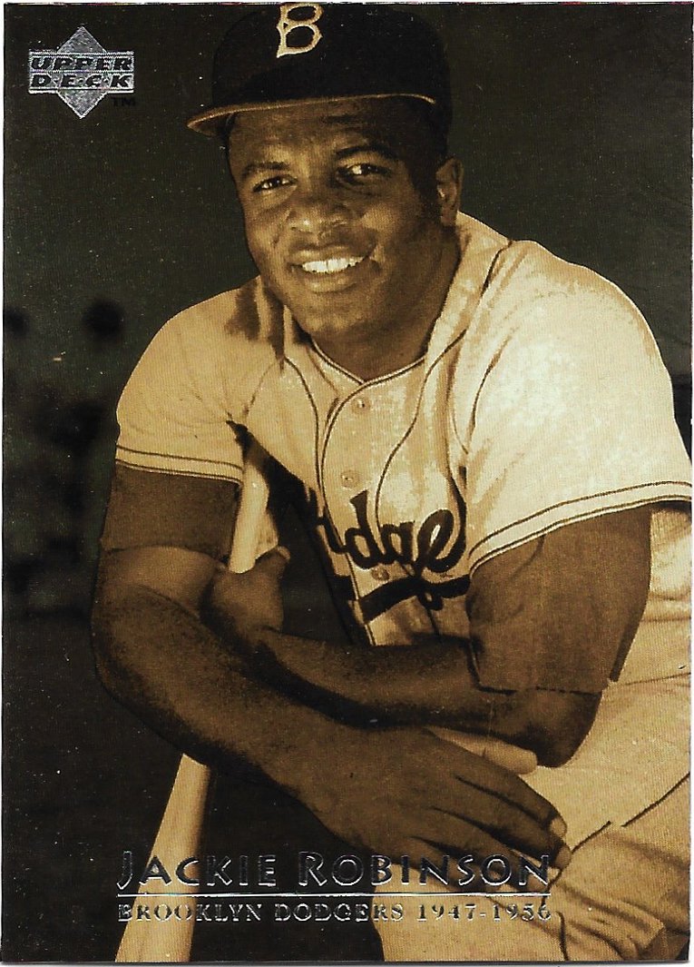 Jackie Robinson 1997 Upper Deck #9 Brooklyn Dodgers Baseball Card