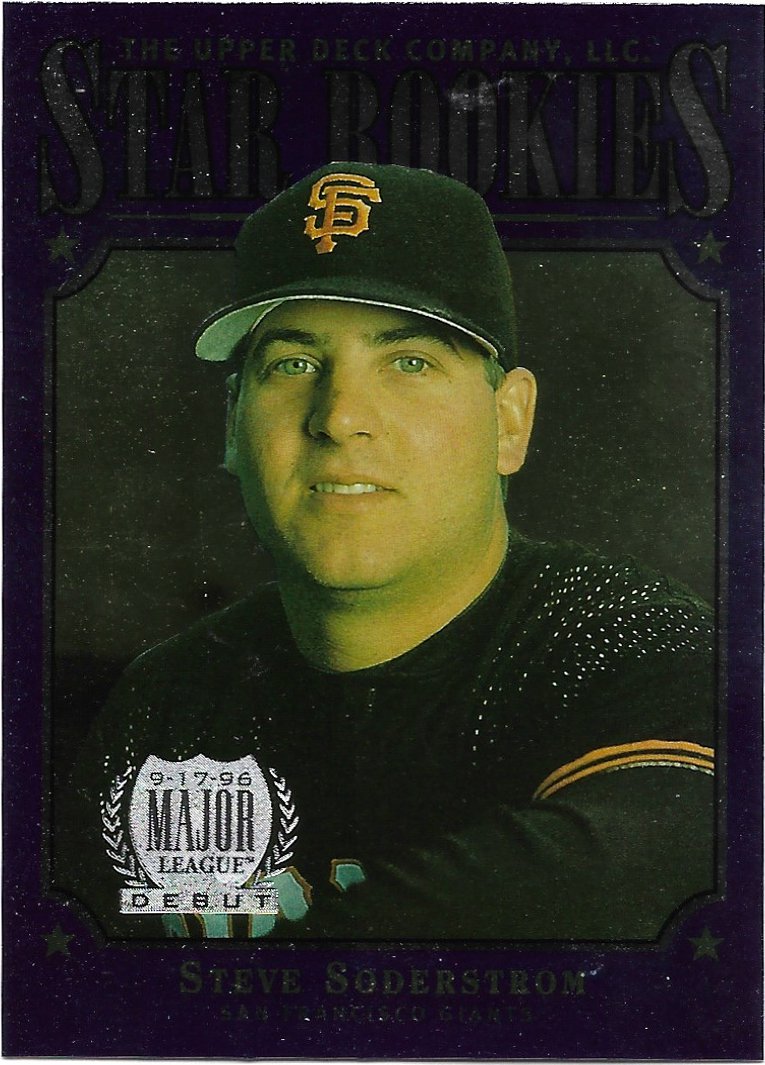 Steve Soderstrom 1997 Upper Deck #288 San Francisco Giants Baseball Card