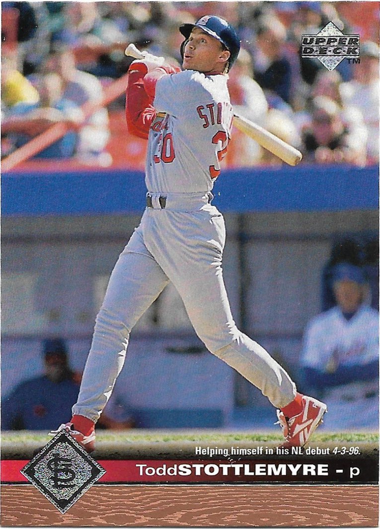 Todd Stottlemyre 1997 Upper Deck #486 St. Louis Cardinals Baseball Card