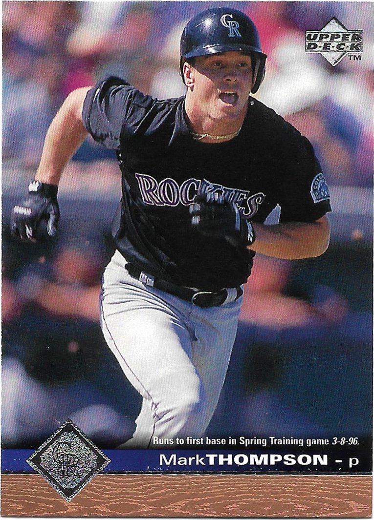 Mark Thompson 1997 Upper Deck #348 Colorado Rockies Baseball Card
