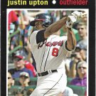 Justin Upton 2013 Topps 1971 Mini #TM-11 Atlanta Braves Baseball Card